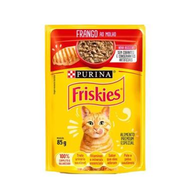 Imagem de Sachê Friskies Frango ao Molho 85g  Purina - Caixa Fechada com 15 Unid