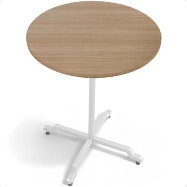 Imagem de Mesa de Canto Redonda Decorativa Mesa Lateral Valência - Loja da Isa, 