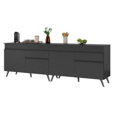Imagem de Kit Armário De Cozinha Gabinete Pia 120cm Veneza Multimóveis Mp2159 Pr