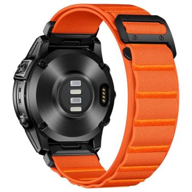 Imagem de Bandletic Pulseira esportiva robusta larga de 26 mm compatível com Garmin Fenix 7X 6X 5X, com gancho G para Fenix 8 de 51 mm/Instinct 2X Solar/Enduro 2 3/Quatix 3/Tactix 7/Epix Pro 2/D2 Bravo Delta