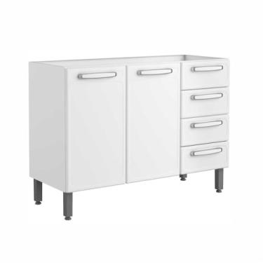 Imagem de Balcão para Pia Bertolini, 2 Portas, Branco - 7026670