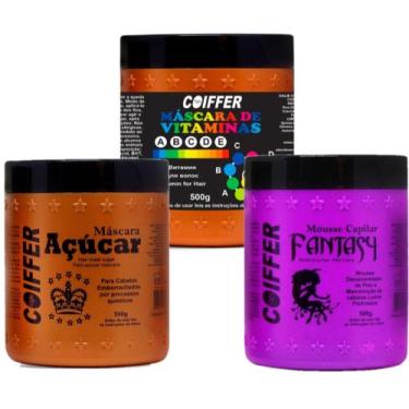 Imagem de Coiffer Kit Cronograma Capilar Loiras 3 Unidades  Hidratação, Nutrição