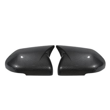 Imagem de Motoforti 2 peças de tampa de espelho de asa de boi do lado esquerdo direito para Ford Explorer 2020-2024, capa do espelho retrovisor do carro, carcaça do espelho retrovisor da porta externa, tampa do