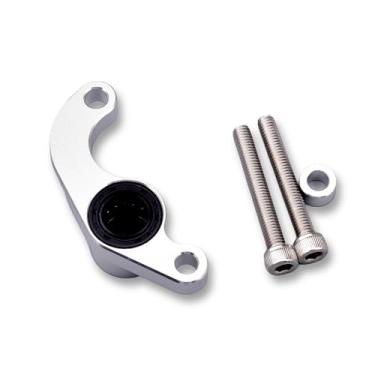 Imagem de LEDISHUN Placa de suporte de câmbio de alumínio para estabilizador de marcha (para veículo Kawasaki) Z900, Z900RS (todos os modelos) (2018 em diante) (prata)