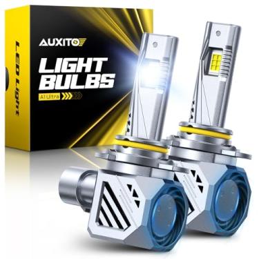 Imagem de AUXITO Lâmpada 9012 - 44000 lúmens 6500K branca, tamanho mini OEM, fácil instalação Plug & Play, substituição de luz de neblina de halogênio, sistema CANBUS sem erros, pacote com 2