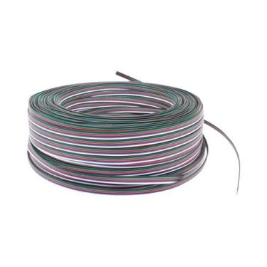 Imagem de Fio Elétrico De 10M 22AWG 2Pin 3Pin 4Pin 5Pin 6Pin Para Fita LED RGB C