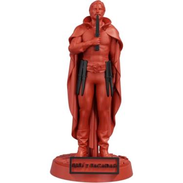 Imagem de Estátua Exu 7 Facadas Umbanda Candomblé (Cor Sanguis Obscurus)