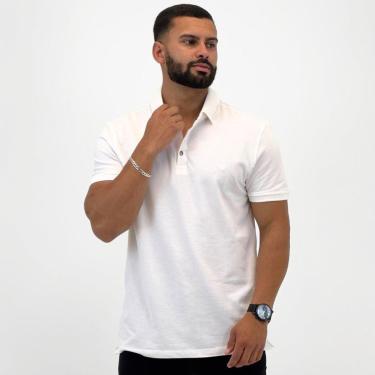 Imagem de Camisa Polo Dudalina Slim com Botão Manga Curta Masculina-Masculino