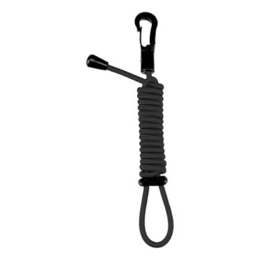 Imagem de Pegciuho Corda Elástica para Remo, Fixação Ajustável, Feita de Poliéster E Látex, Muito Resistente, Adequada para Rafting E Stand Up Paddle, Preto