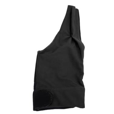 Imagem de RiToEasysports Luva de Piscina, Luva de Piscina de 3 Dedos para Mão Esquerda Com Fibra de Poliuretano Respirável para Treinamento de Competição, Design de Aderência Aprimorado (BLACK)