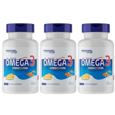 Imagem de Kit 3x Ômega 3 (EPA 540mg 360 DHA) 60 cápsulas Promel