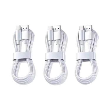 Imagem de Cabo De Carregamento Super Rápido Tipo C 6A 100W 3PCS Para Samsung Hua
