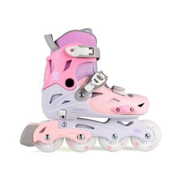 Imagem de Patins Inline Cosmo JOY PRO Infantil Ajustável LED Unissex-Unissex