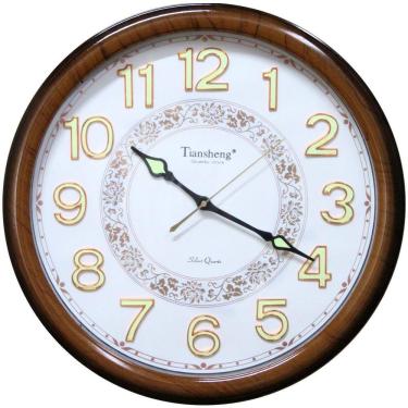 Imagem de Relógio De Parede Decorativo Tiansheng® 46cm Branco