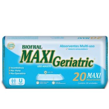 Imagem de Absorvente Geriátrico Biofral Maxi Com 20 Unidades