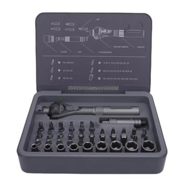 Imagem de WALFRONT Conjunto de Chave de Fenda Catraca, 40 Em 1 Magnética Com 45 Dentes Cabeça de 180 Graus, para Reparos e Reformas Domésticas