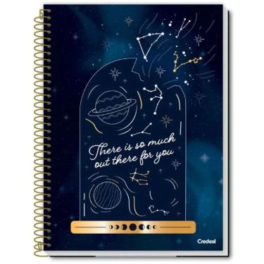 Imagem de Caderno Espiral Universitário A4 1 Matéria 80 Folhas Stamp Credeal Estampa 4