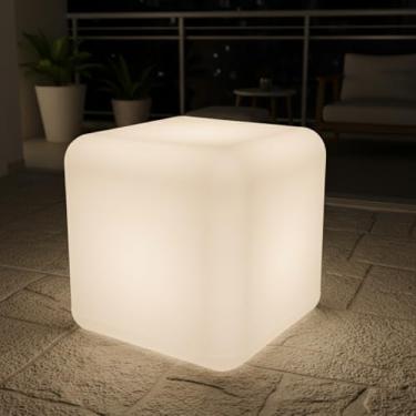 Imagem de Luminária Puff Cubo de Luz Arredondado
