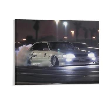 Imagem de HouLaiZhe Drift Modified S15 Jdm Car Cool Posters Canvas Wall Estética Sala Decoração de Parede Impressões Galeria Sala Decoração de Parede para Quarto Sala de Estar Escritório 08 x 10 polegadas (20 x