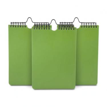 Imagem de Caderno Planner com Capa em PU, 90 Folhas, 95 g/m², Páginas para Preenchimento Diário, Seções de Prioridades, Agenda do Dia, Tarefas e Horários para Refeições, 22,5x15,7cm (3, Verde)