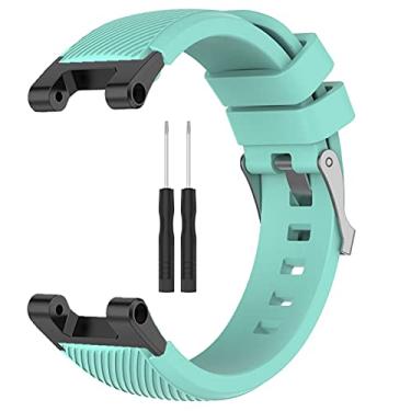 Imagem de Pulseira de silicone compatível com Huami Amazfit T-Rex T-Rex Pro pulseira pulseira de substituição