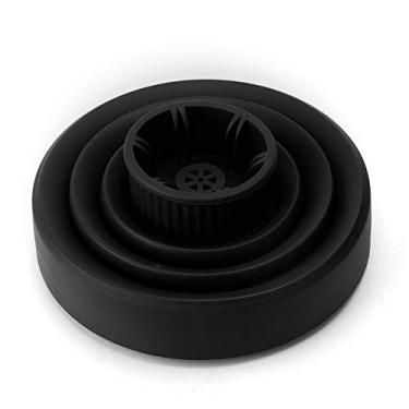 Imagem de Dioche Capa Difusora de Secador de Cabelo Profissional, Soprador de Alta Temperatura, Capa de para Uso Em Salão de Beleza, Material Pp, Múltiplas Cores Opcionais (BLACK)