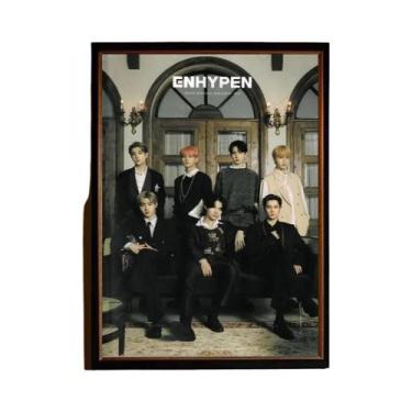 Imagem de Pôster De Arte De Parede Multiuso Da Banda Kpop E-E-ENHYPEN Para Sala 