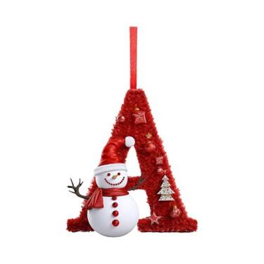 Imagem de Pingente De Decoração De Árvore De Natal Em Acrílico Com 26 Letras Ace