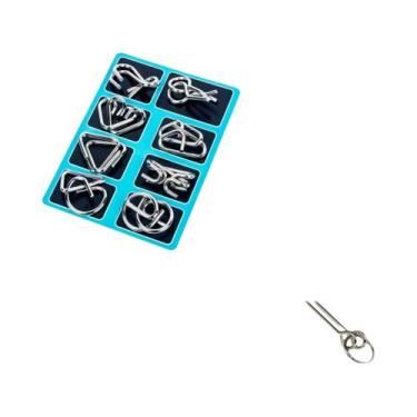 Imagem de Conjunto De Quebra-Cabeças Educacionais Interativos De Metal Montessor