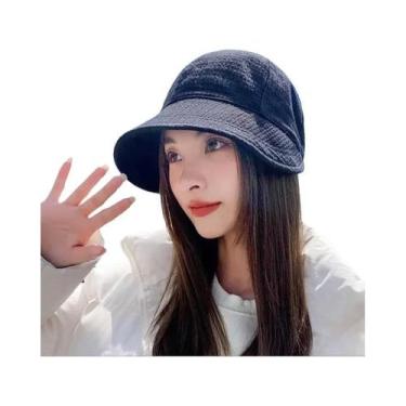 Imagem de Chapéus De Sol Femininos Com Aba Larga, Dobráveis, Proteção UV, Moda D