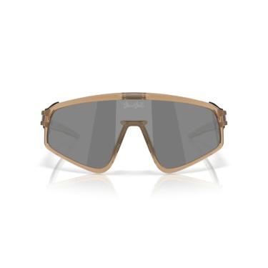 Imagem de Óculos de Sol Oakley Latch Panel 0OO9404 940407 Tam 35 / Marrom Claro - Lentes Prizm Black