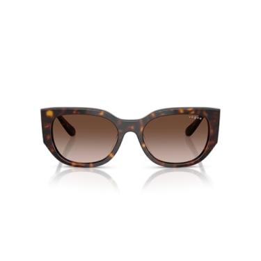 Imagem de Óculos de Sol Vogue Eyewear 0VO5641SU W65613 Tam 53 / Havana Marrom - Lentes Marrom