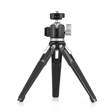 Imagem de Suporte de Tripé Mesa Multifuncional em Liga Alumínio com Cabeça Bola Rotativa 360 Cold Shoe Capacidade Máxima Carga 3kg para Vlog Transmissão ao Vivo Gravação Vídeo