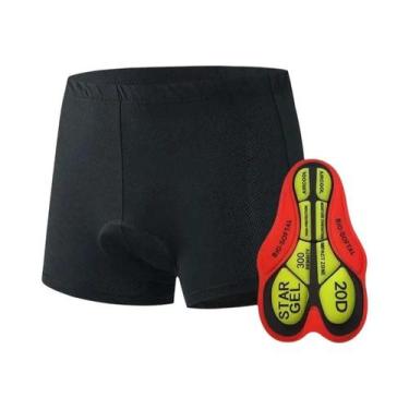 Imagem de Shorts De Ciclismo Com Almofada De Gel À Prova De Choque, Confortáveis