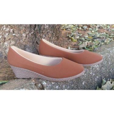 Imagem de Anabela  sandalia plataforma feminina adulto de salto - Annabê Calçado