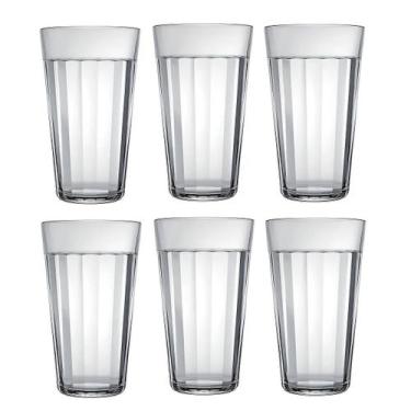Imagem de Jogo 6 Copos Americano 345ml Long Drink Cerveja Restaurante - Nadir Fi