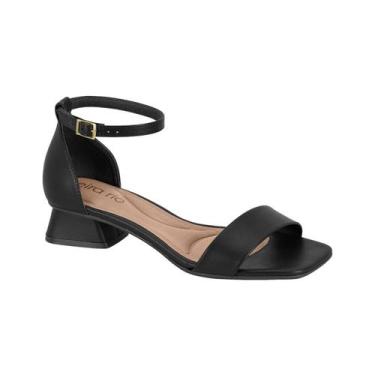 Imagem de Sandália Feminina Beira Rio Salto Baixo Mini Fechada Basica - Beira Ri