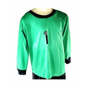 Imagem de Camisa Goleiro N1 vrd esc infantil - Playfair, G - 12/14