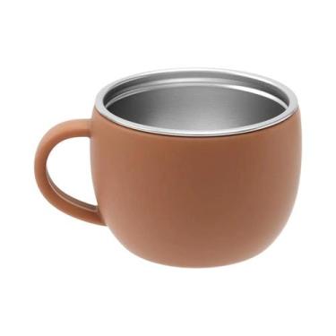 Imagem de Copo De Água Infantil Em Aço Inoxidável Com Tampa De Silicone Removíve