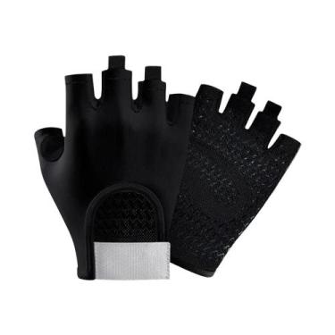 Imagem de Luvas De Academia Unissex Respiráveis E Antiderrapantes Com Alça Ajust