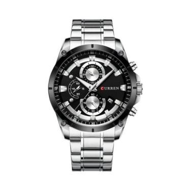 Imagem de Relógio De Luxo Masculino CURREN Automático Com Data À Prova d'Água Re