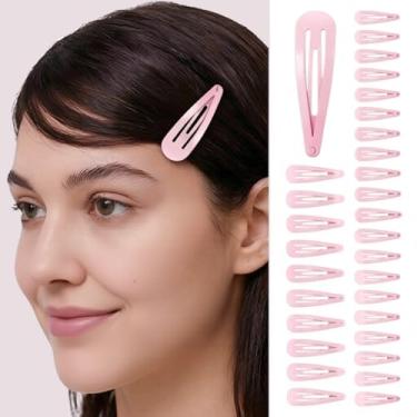 Imagem de Pacote com 40 presilhas de cabelo, presilhas de cabelo em forma de gota d'água de aderência forte para mulheres, essenciais invisíveis em forma de U, cabelo grosso e fino para uso diário, acessórios