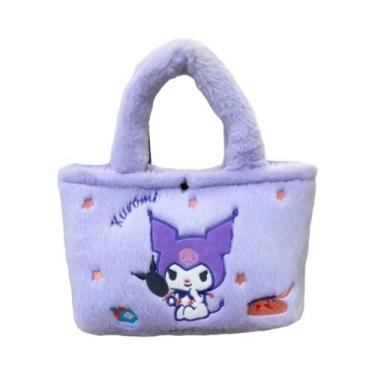 Imagem de Mochila De Pelúcia Kawaii Sanrio Kuromi Cinnamoroll Pochacco Para Meni