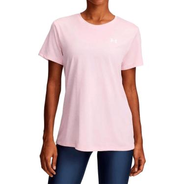 Imagem de Camiseta Under Armour Tech Feminina Rosa-Feminino