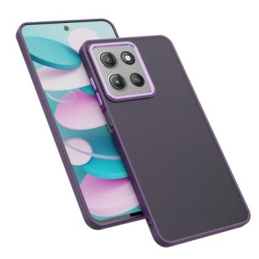 Imagem de Capa Protetora para Celular Space Compatível Motorola Moto G15 Luxo Fosca Slim [ROXO DARK]