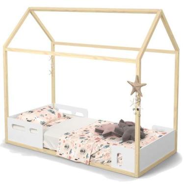 Imagem de Cama Montessoriana Liv Branco Natural - Matic - Matic Moveis