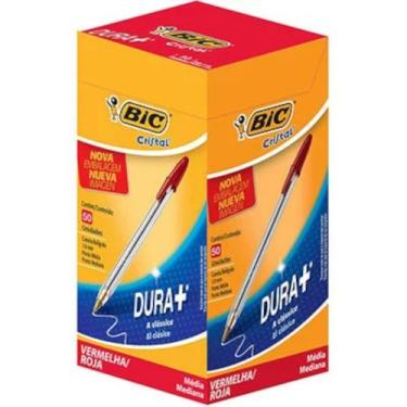 Imagem de Caneta bic cristal 1.0 vermelha 50un