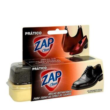 Imagem de Esponja Brilho Prático para Couro Zap Clean  1 un