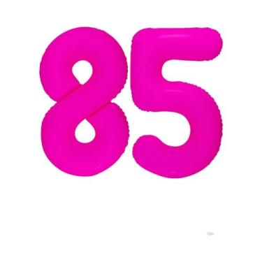 Imagem de Balão Digital Brilhante Vermelho Rosa Para Decoração De Festa De Anive