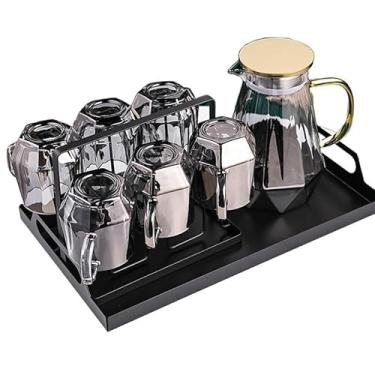 Imagem de x3anggyt5 Jarra de água, sala de estar, hospitalidade, com copo de vidro, resistente a altas temperaturas, chaleira fria de grande capacidade